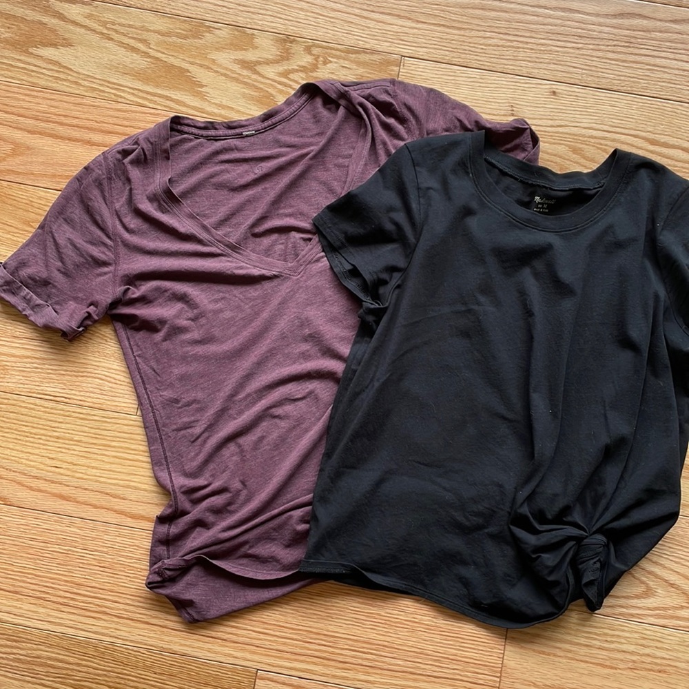 Lululemon and madewell T-shirt bundle bundle